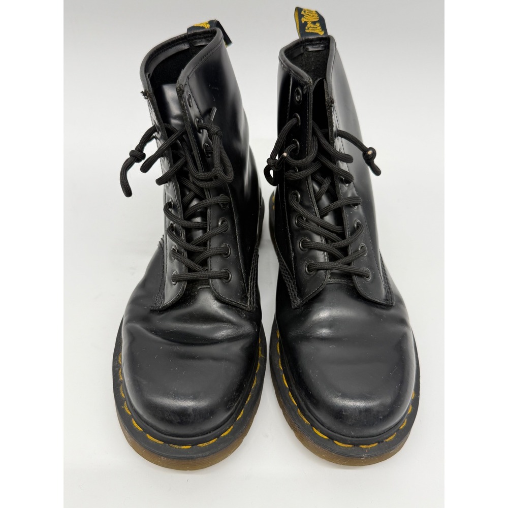 Dr. Martens 1460 Black Smooth Leather Combat Boots Women's US 8 Men's US 7 Punk